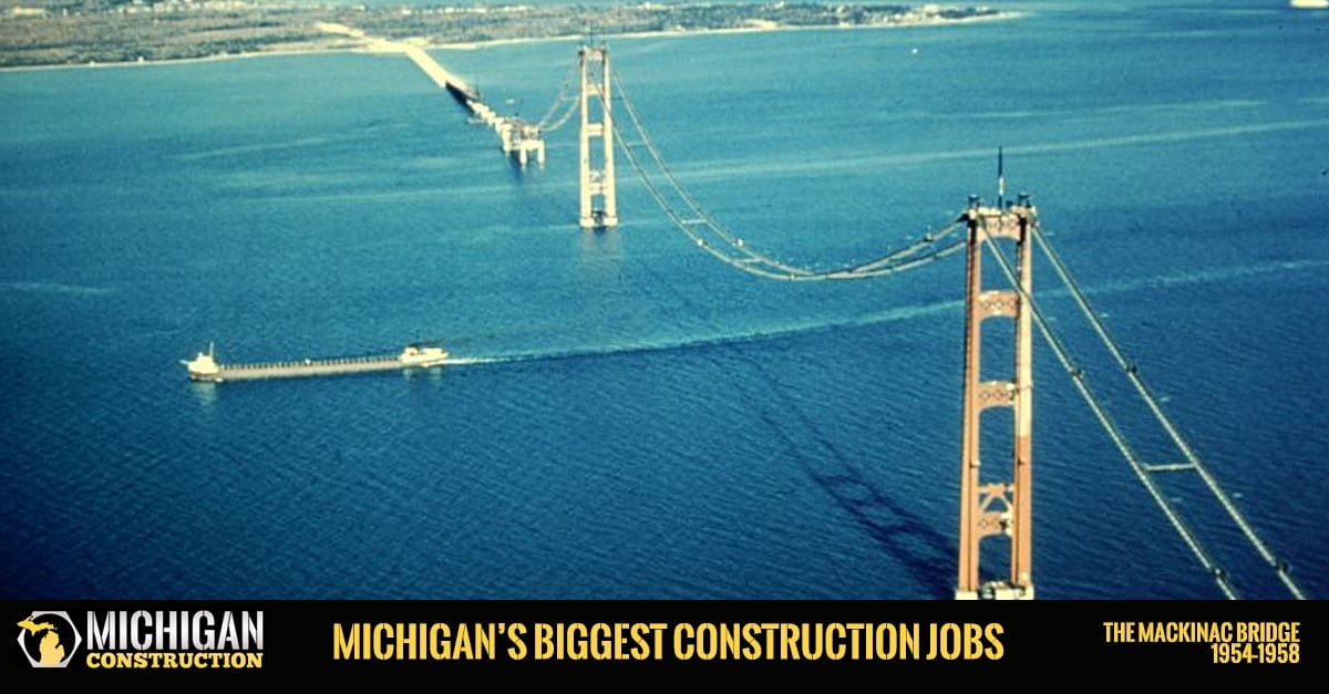 Michigan's Biggest Construction Jobs: The Mackinac Bridge